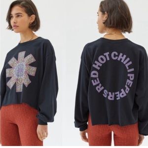 Urban Outfitters | Red Hot Chili Peppers Long Sleeve Band Tee